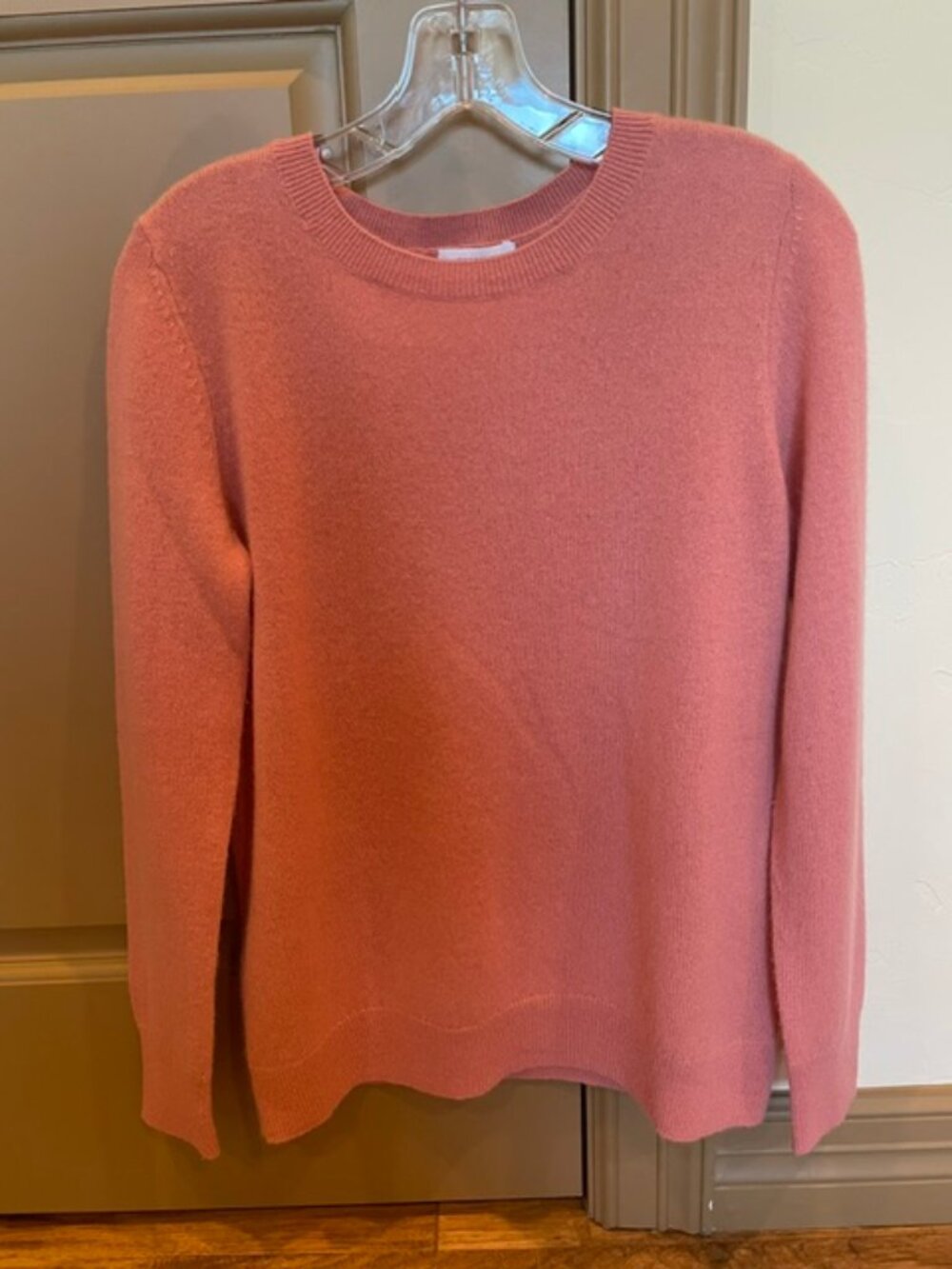 100% Cashmere Sweater  in pale light coral from Nordstrom